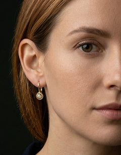 Spiral-Ohrringe aus Gold