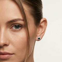  Čtvercové černé onyxové pecky