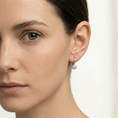 Diamant-Kugel-Ohrringe