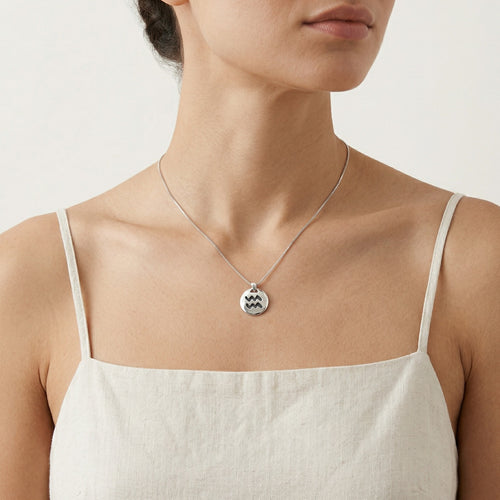 Wassermann-Silberanhänger