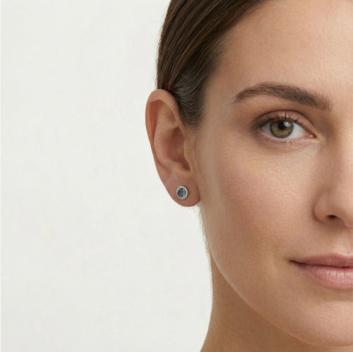 Mystický kruh topaz pecky