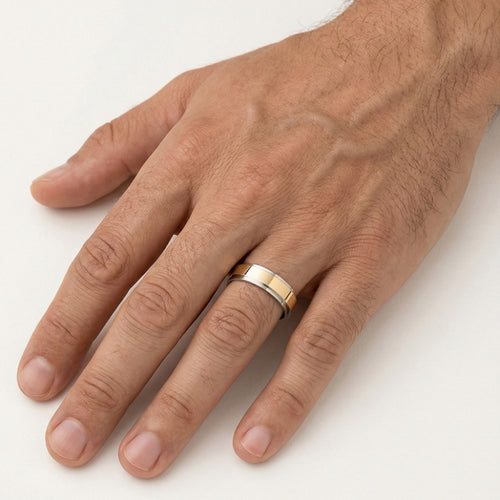 Snubní prsteny ze žlutého bílého zlata s volitelnými kameny