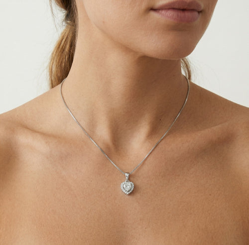 Colgante de corazón real