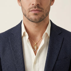 Kleiner goldener Skorpion-Anhänger