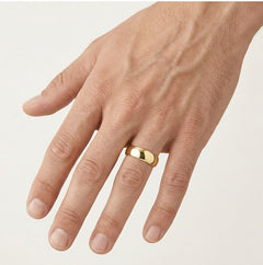 Klasické 6 mm široké snubní prsteny ze žlutého zlata