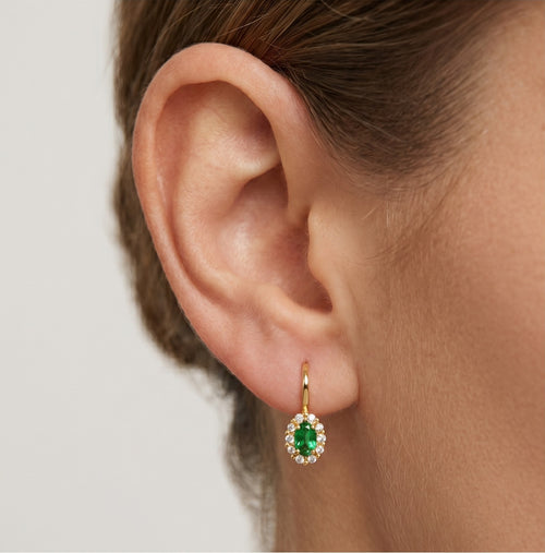 Smaragdové náušnice