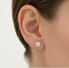 Stříbrné náušnice s kubickou zirkonií