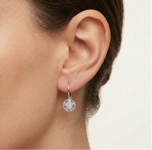 Boucles d’oreilles fleurs protégées