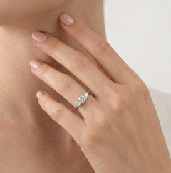 Three stone ring