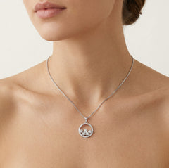 Pendentif étoiles en cercle