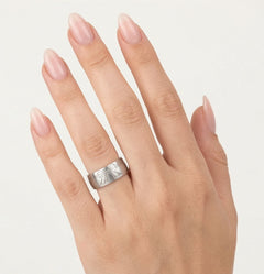 Stylové snubní prsteny z bílého zlata