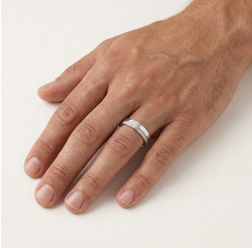 Special white gold wedding rings