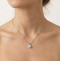 Corazón de zirconia cúbica