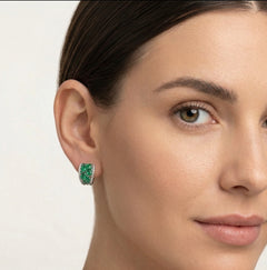 Smaragdové paradise náušnice