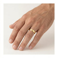 Alliance classique en or jaune