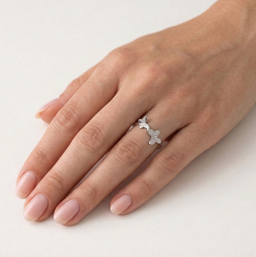 Bague papillon