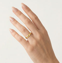 Klasické 5 mm široké snubní prsteny ze žlutého zlata