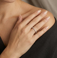 Bague simple en argent