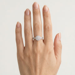 Bague élégante en argent