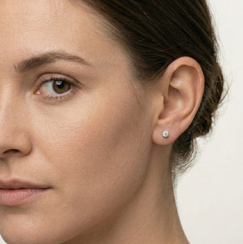 Klasické náušnice na puzetu 