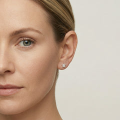 Stříbrné náušnice s hvězdičkami