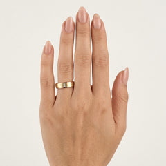 Ehering aus Roségold und Gelbgold mit speziellem Design