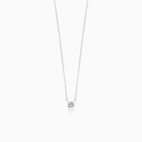 Collier éblouissant avec diamant solitaire