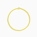 Pulsera delicada de oro Valis