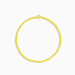 Pulsera delicada de oro Valis