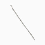 Pulsera de oro blanco con diseños interesantes