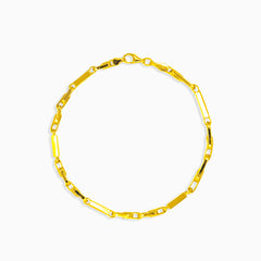 Bracelet rectangulaire en or