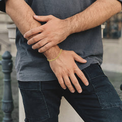 Curb-Gold-Armband
