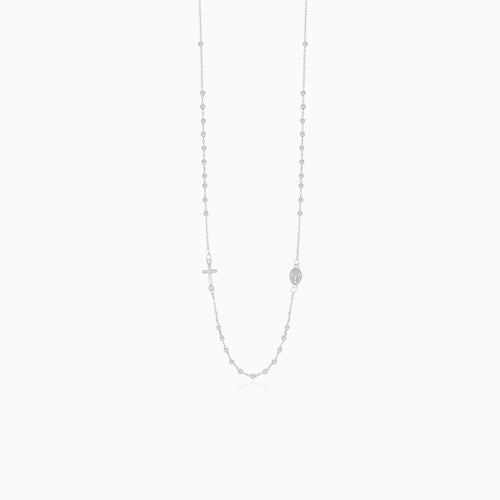 Weißgold-Rosenkranz