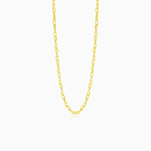 Gold verdrehte Rolo-Kette