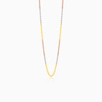 Dreifarbige Valis-Goldkette