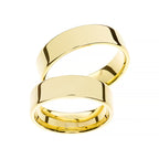 Bague de mariage massive en or jaune