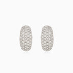 Okouzlující diamantové náušnice z bílého zlata