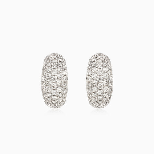 Charmante Diamant-Ohrringe aus Weißgold