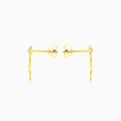 Malé hadí zlaté naušnice