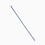 Tennisový náramek s Tanzanitem a diamanty