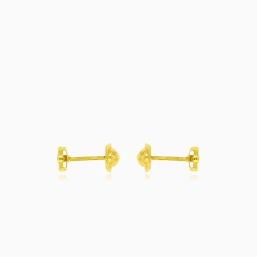 Boucles d’oreilles Lustrous Bloom en or jaune