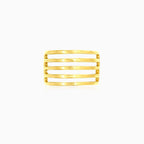 Bague harmonieuse en or jaune
