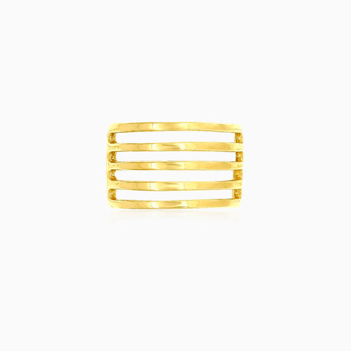 Bague harmonieuse en or jaune