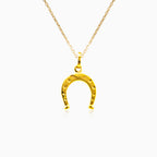 Přívěsek podkova ze žlutého zlata