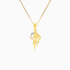 Colgante Virgo de oro