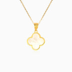 Zlatý přívěsek s lístkem jetele