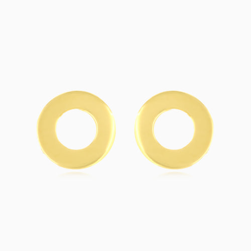 Full circle stud earrings