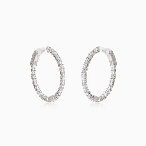 Stříbrné náušnice se zirkony