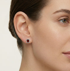 Klassische Silberohrringe