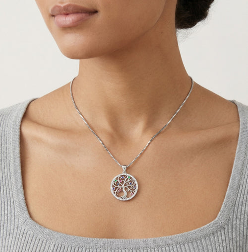 Lieblicher bunter Lebensbaum